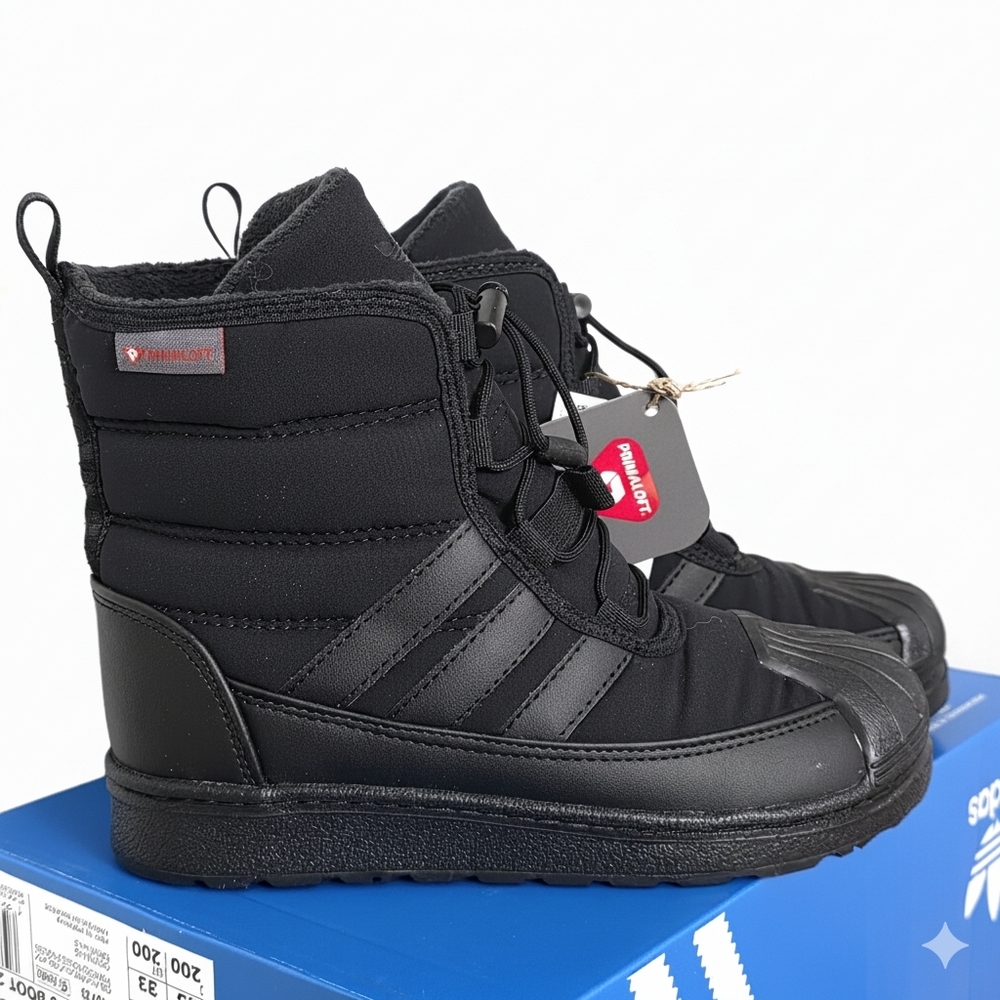 adidas Black Kids Rain & Snow Boots